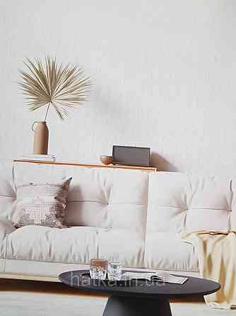 Шпалери метрові вінілові на флізеліні Sintra Structure однотонні мазки сріблясті білі 521106 Київ