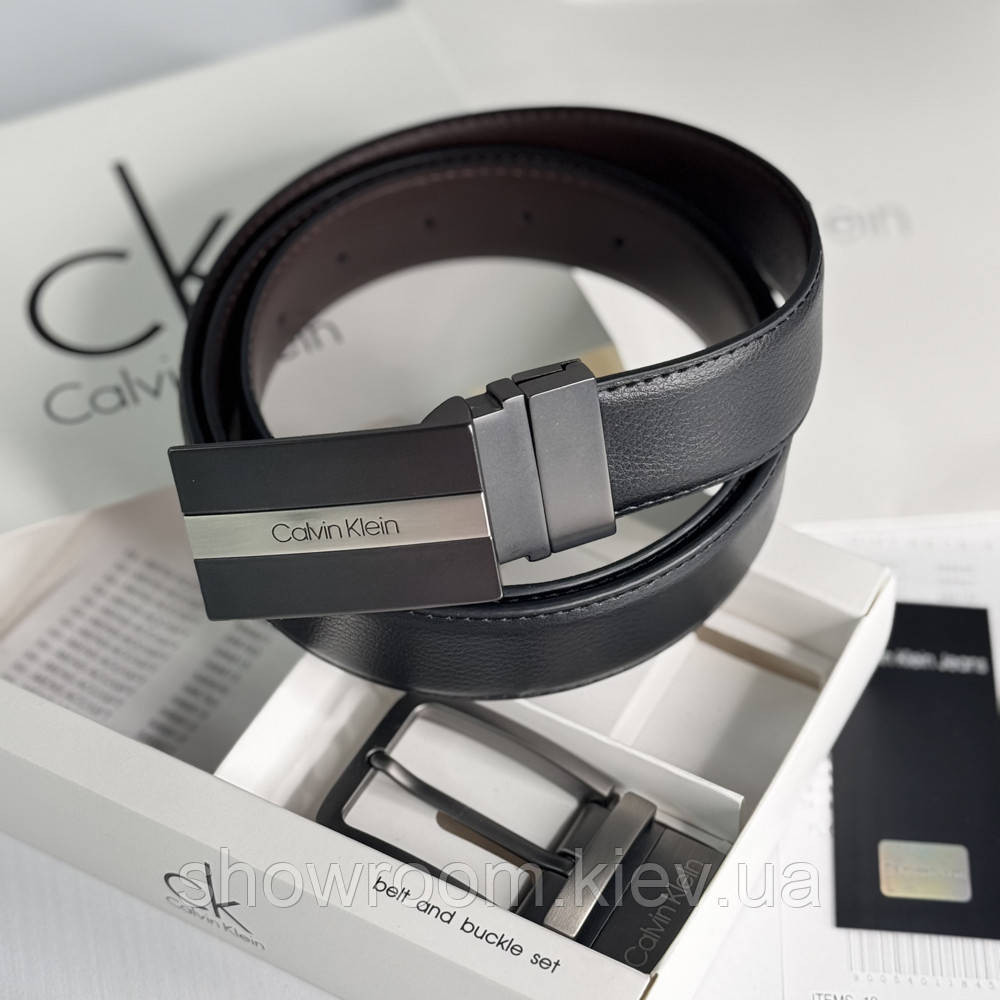 Чоловічий подарунковий набір (ремінь із двома пряжками) (413) Київ - фото 5