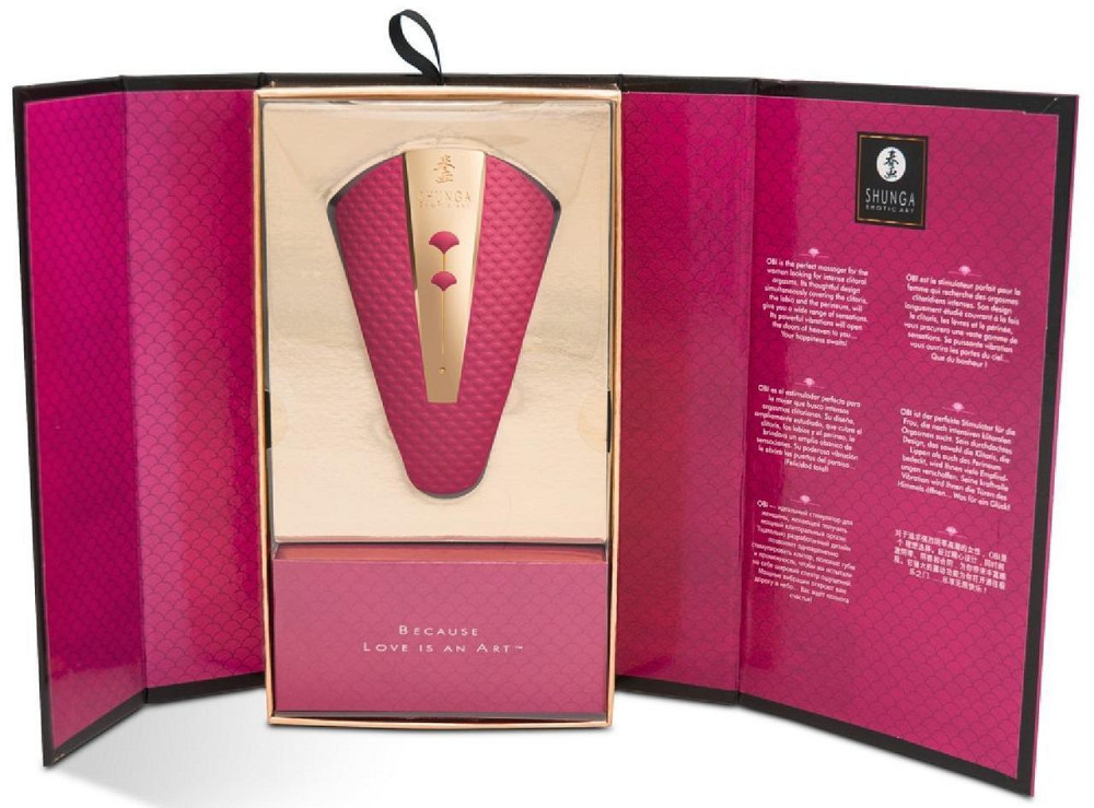 Вібратор Shunga Obi Raspberry Sex Aura Київ - фото 4