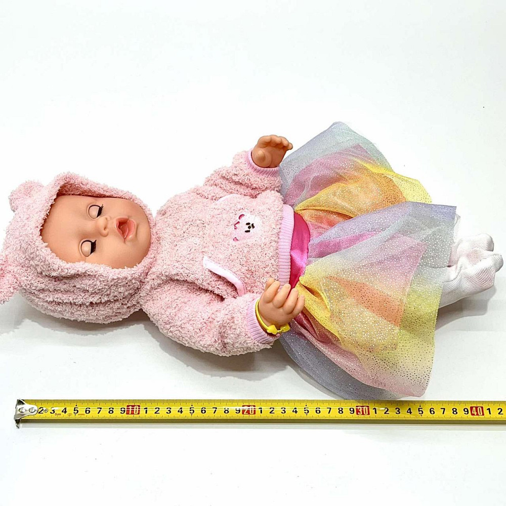 Пупс функціональний Чудо Малюк п'є-писає в комплекті горщик пляшка соска підгузник 43 см з аксесуарами (BL242F-DM-UA) Чернигов - изображение 6