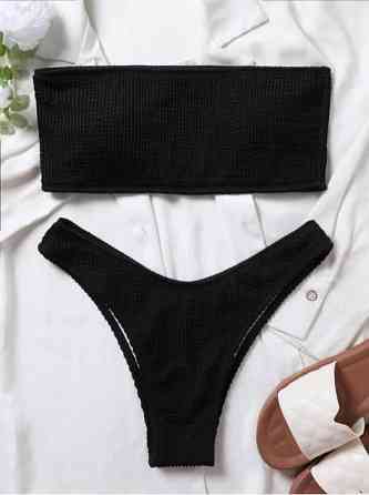 Купальник жіночий роздільний Чорний M Харків