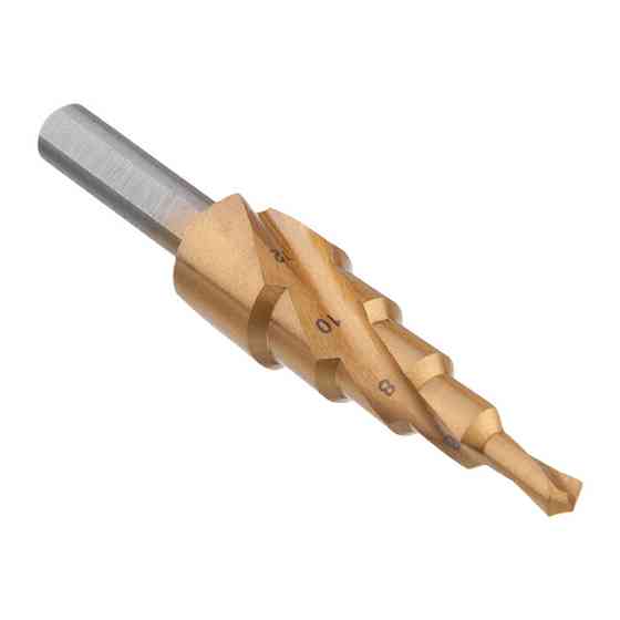 Свердло ступінчасте по металу, спіральне, 4-12 мм INTERTOOL SD-5833 Киев