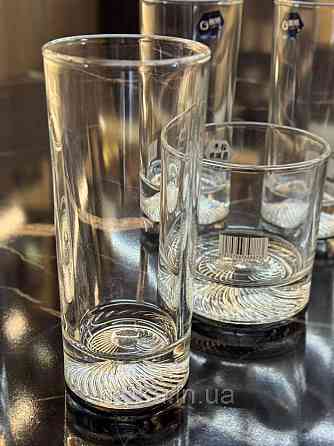 Набір склянок OLens "Кіліманджаро" 270 мл 6 шт. високий прозорий для дому та ресторанів 102-699 Київ