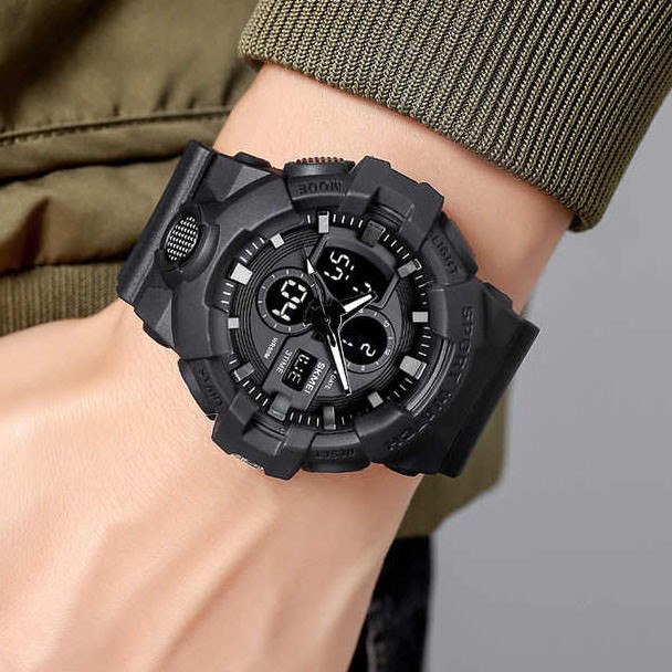 Годинник наручний чоловічий SKMEI 2117BK RU-80 Львів - фото 1