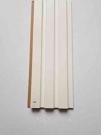 Стеновая реечная панель МДФ 117х12х2800 мм  белый СП12117-2 Киев