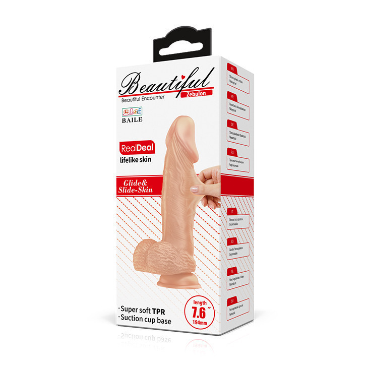 Фалоімітатор - Beautiful Encounter Zebulon Dildo Flesh Sex Aura Київ - фото 5