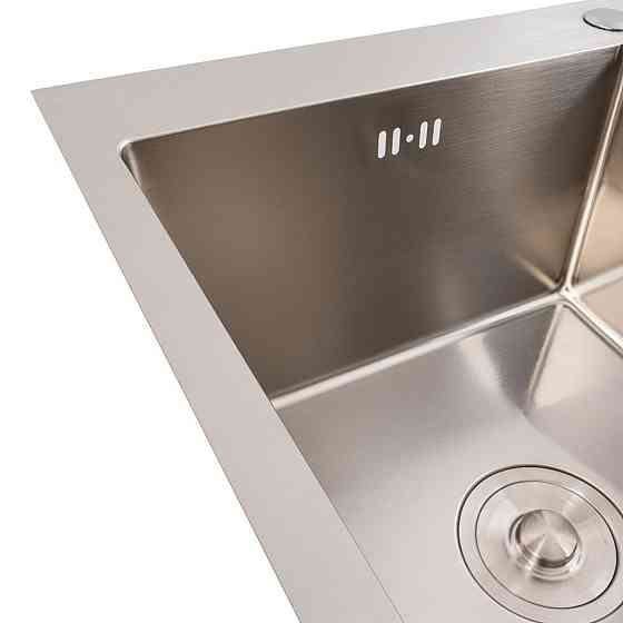 VALESO Кухонна мийка нержавійка CM 78*48 VALESO Handmade на дві чаші (круглий сифон, 3.0/0.8) Коломыя