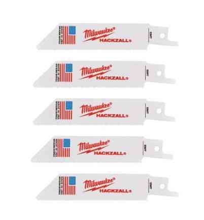 Полотно для шаб. пили HACKZALL MILWAUKEE, 100мм/ крок зуба 4,2мм, (5шт), (універсальні) Одесса