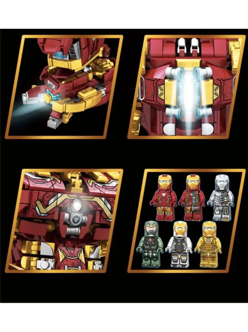 Конструктор Железный человек Iron Man Hulkbuster (Халкбастер) Mark 44,1852 деталь Киев - изображение 7