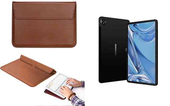 Чохол-конверт VitoCase для DOOGEE T20 Ultra, з функцією підставки для планшета Коричневий Київ