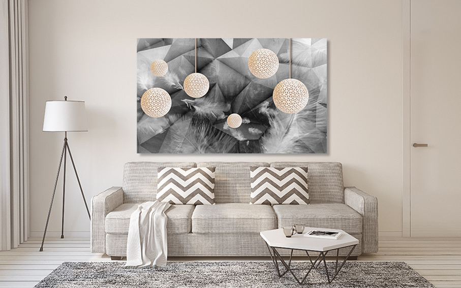 Картина полотно у вітальню / спальню   Абстракція     MLP_260 ( 60х30см ) 50x100 см Київ - фото 2