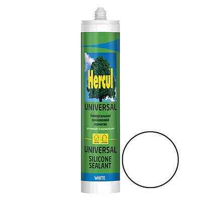 Силікон універсальний 280 мл / 325 г "HERCUL Universal" білий Харків