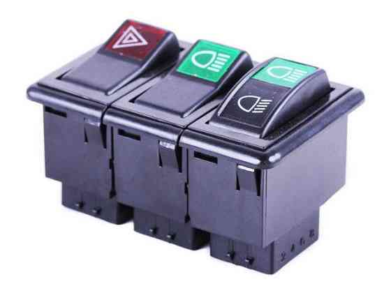 Блок переключателей (перекл.света + аварийка) ДонгФенг 240/244 Мукачево