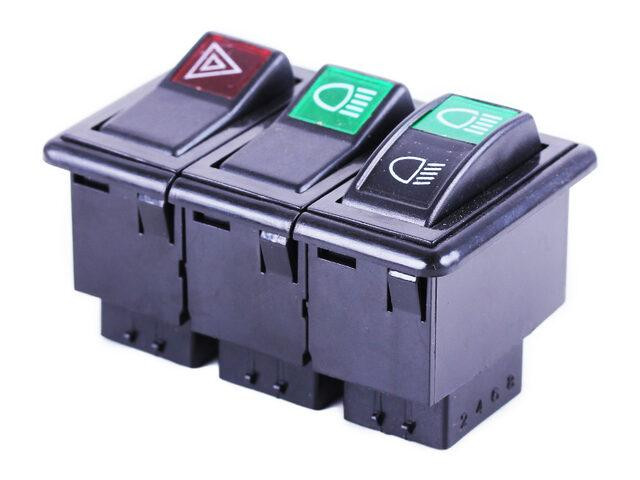 Блок перемикачів (перемик.світка + аварійна здатність) ДонгФенг 240/244 Мукачево - фото 3