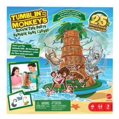 Настольная игра Mattel Games Обезьянки-акробатки на дереве (HTW65) Винница