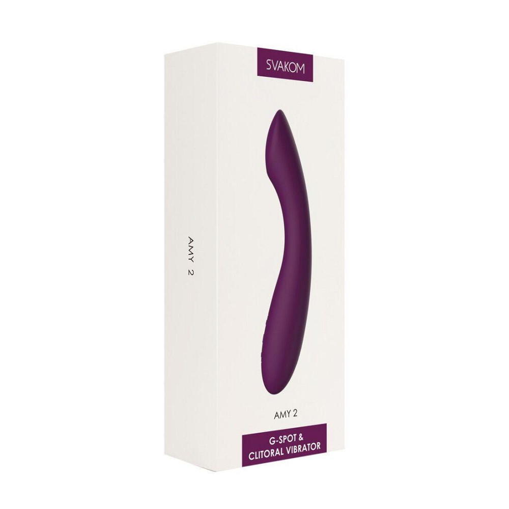 Вибратор для точки G с интеллектуальным режимом Svakom Amy 2 Violet Sex Aura Киев - изображение 8