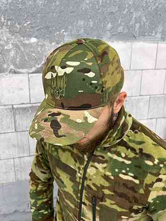 Тактический демисезонный комплект Softshell 4 в 1 (куртка, штаны, кофта, бейсболка) Мультикам M Винница