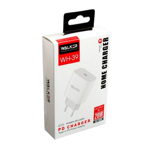 Зарядний пристрій мережевий Type-C 3,0A PD 20W білий WALKER WH-39 Житомир - изображение 3