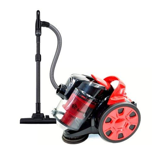 Потужний пилосос DOMOTEC MS-4405 3000Вт з контейнером для збору пилу, сухе прибирання, Червоний колір Одеса - фото 5