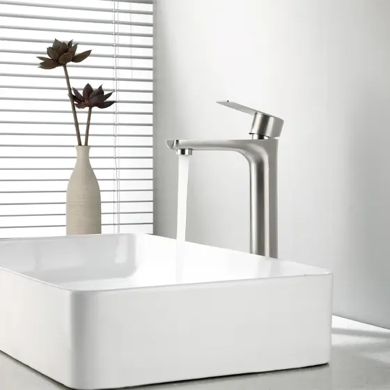 Змішувач для умивальника WEZER ROK11-05 високий,сатин Київ