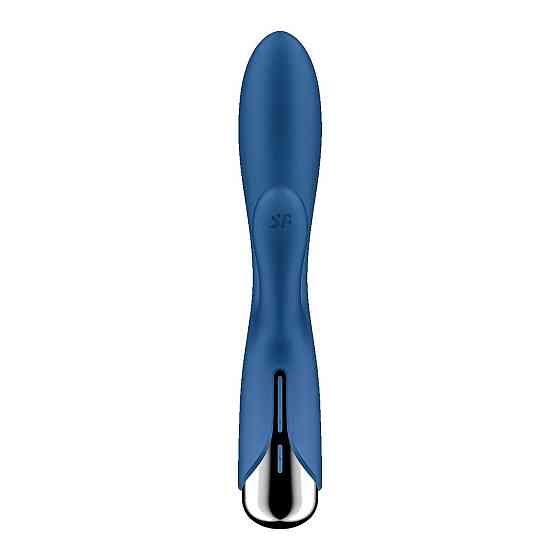 Вібратор-кролик з ротацією Satisfyer Spinning Rabbit 1 Blue, 3 мотори Sex Aura Київ