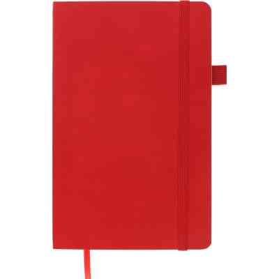 Книга записная Buromax Primo 125x195 мм 96 листов в клетку обложка из искусственной кожи Красная (BM.291161-05) Винница