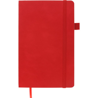 Книга записная Buromax Primo 125x195 мм 96 листов в клетку обложка из искусственной кожи Красная (BM.291161-05) Винница - изображение 2