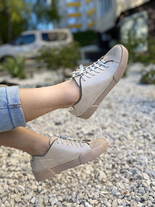 D and V Сліпони жіночі D and V 2038 пудра (літо, шкіра-сатин натуральна) (2241) Коломия - фото 5