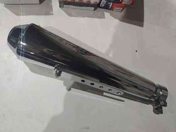 Глушник (тюнінг) 510*96mm (нержавіюча сталь, сопло, хром, прямоток) 118 Київ