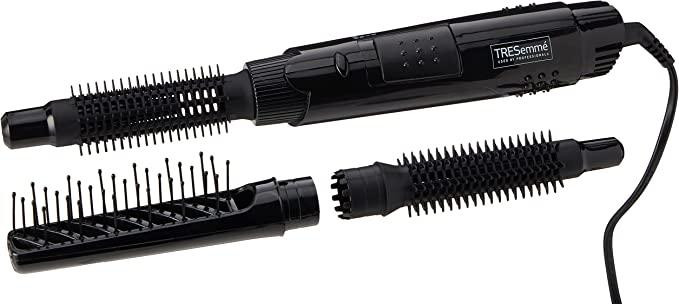 Повітряний стайлер для волосся TRESemme Full Finish фен-щітка 300W з 3 насадками та англійською вилкою (Black) Київ - фото 3