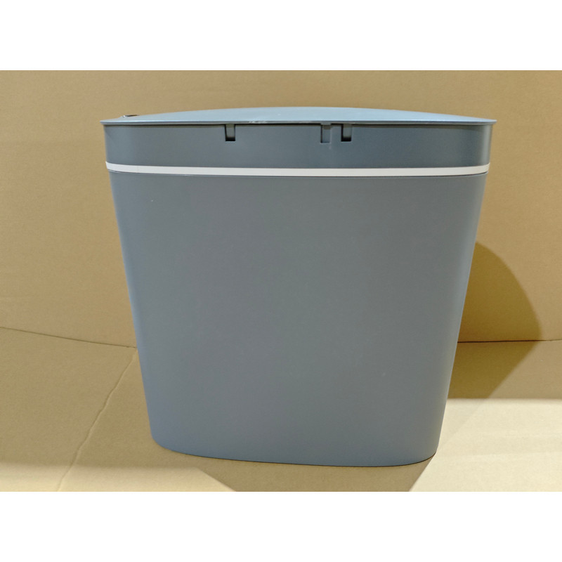 Овальное сенсорное мусорное ведро Mixxus Flat-TC0109 графит 9 л Харьков - изображение 5