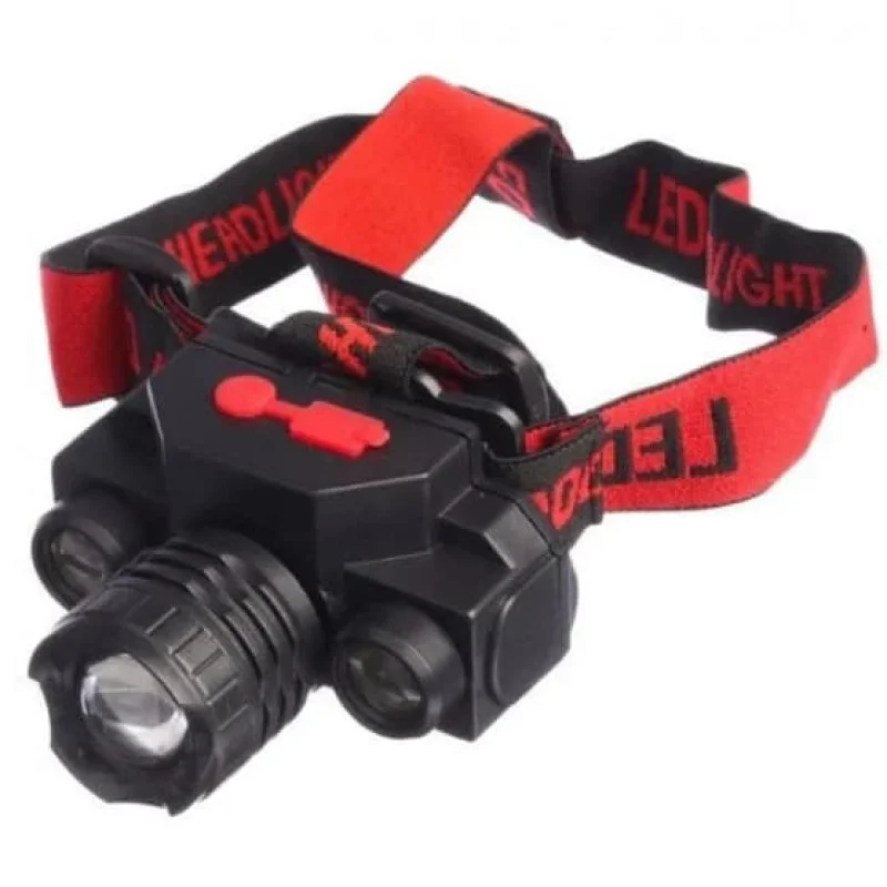 Налобний акумуляторний ліхтар X-Balog BL-1805 COB XPE 18650: водонепроникний LED ліхтарик із USB-зарядкою Одеса - фото 1