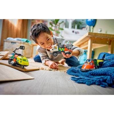 Конструктор LEGO City Ремикс самолета, грузовика и судна на воздушной подушке (60505-) Винница - изображение 5