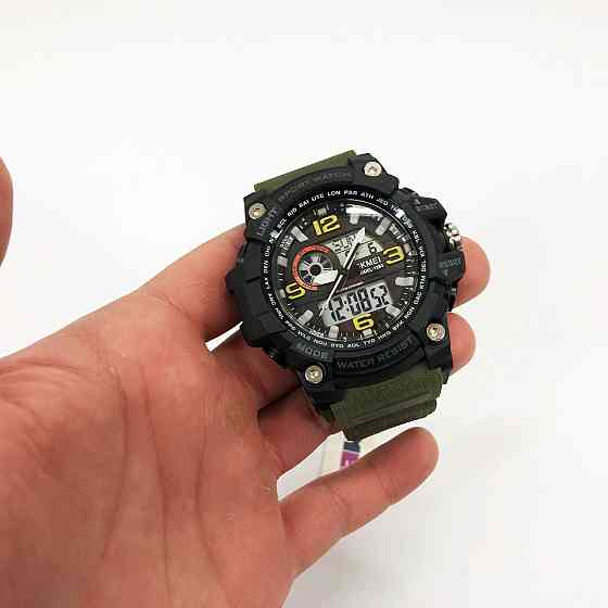 Годинники спецпризначенці SKMEI 1283AG ARMY GREEN, Годинник військовий чоловічий, WB-804 Годинники спортивні Київ