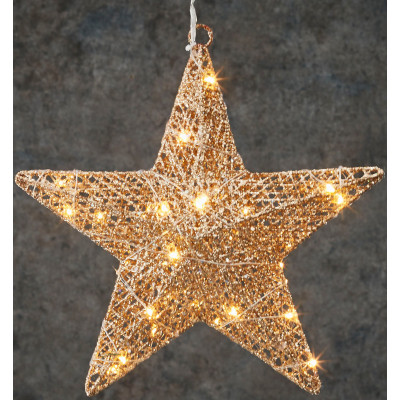 Гірлянда Luca Lighting Зірка 30 см 30 LED Шампань (8718861662658) Вінниця - фото 1