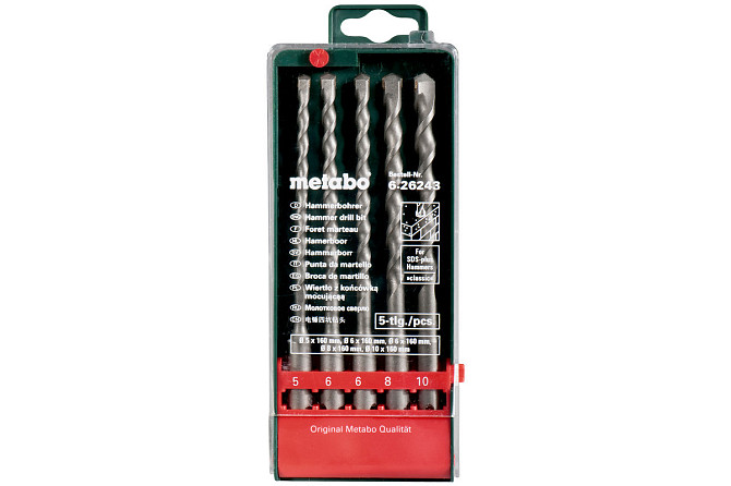 Набір свердел Metabo SDS-PLUS CLASSIC 626243000 Коломия - фото 1
