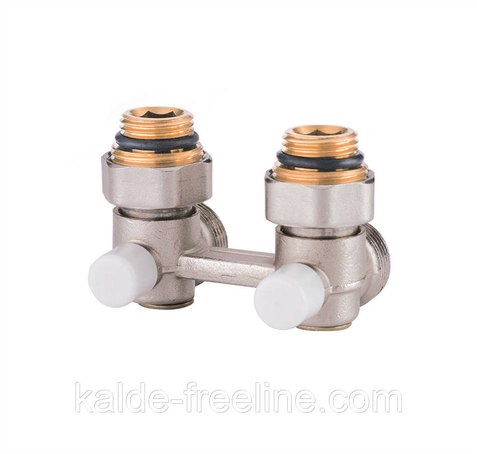 Узел нижнего подключения радиатора угловой 3/4