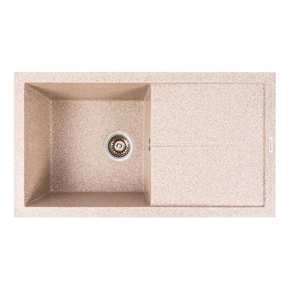VALESO Гранітна мийка для кухні VALESO SOLID 7843 матова Карамель Коломия - фото 1