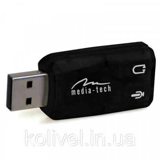 Звукова плата USB, Virtual 5.1 Channel, Media-Tech (MT5101) Київ