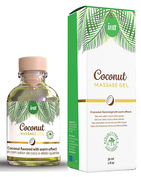 Масажний гель для інтимних зон Intt Coconut Vegan (30 мл) Sex Aura Київ - фото 1
