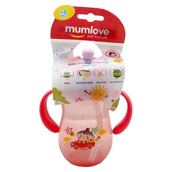 Поїльник з трубочкою MGZ-0312(Coral) 260 мл Вінниця