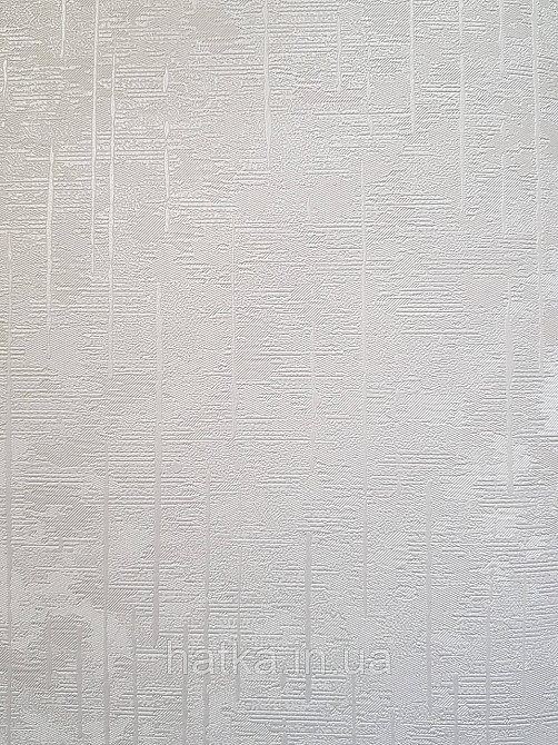 Обои метровые виниловые на флизелине Sintra Structure под штукатурку светло бежевые серебристые с полоской  524015 Киев - изображение 1
