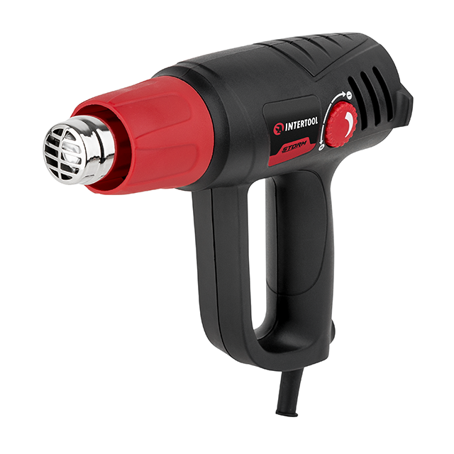 Фен будівельний INTERTOOL WT-1020,2,0 кВт, 2 режими, 50-600 °C, 250-500 л/хв - міцний корпус, висока потужність Львів - фото 2