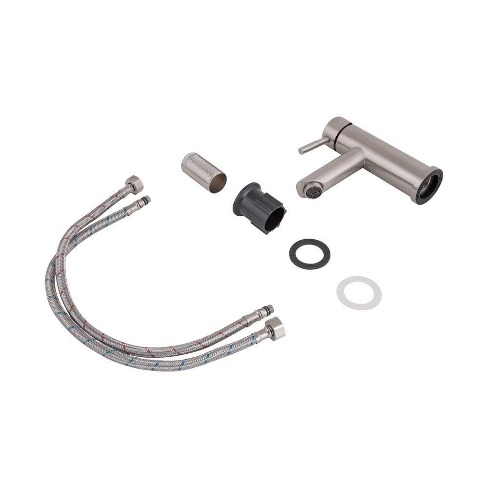 Змішувач для раковини Lidz Aria 001F (k35) LDARI001FNKS34937 Nickel Київ - фото 8