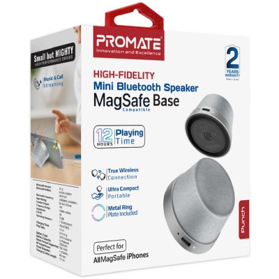 Акустична система Promate Punch 3 Вт Silver (punch.silver) Вінниця - фото 9