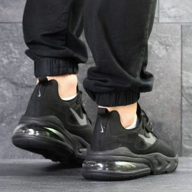 Кроссовки Nike 270 Сеточка Мужские Черные Найк с Амортизацией (размеры: 41,42,43,44,45) Видео Обзор - 53-2 Днепр - изображение 8