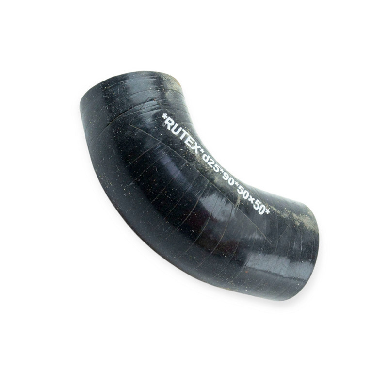 Патрубок кут d-25 L-50*50 90град. силікон універсальний Мукачево - фото 1