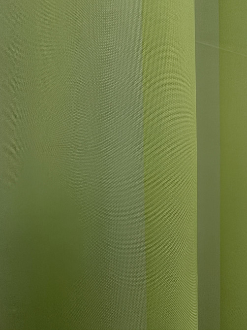 Тюль VR-Textil н115 Шифон однотонний Оливковий 300х270 см (41-066) Киев - изображение 4