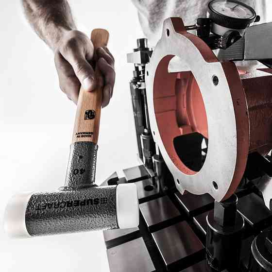 Молоток безінерційний HALDER Supercraft 3366 з дерев'яною ручкою, Ø=70 мм, m=2215 г, І=370 мм (3366.070) Одеса