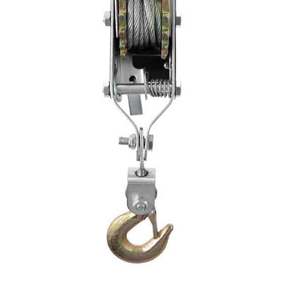 Ручна лебідка INTERTOOL GT1442, 2 т, трос 1,50 м × 4,5 мм - найкраща ручна лебідка у своїй категорії Львів